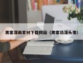 响水黑客漫画素材下载网站（黑客动漫头像）